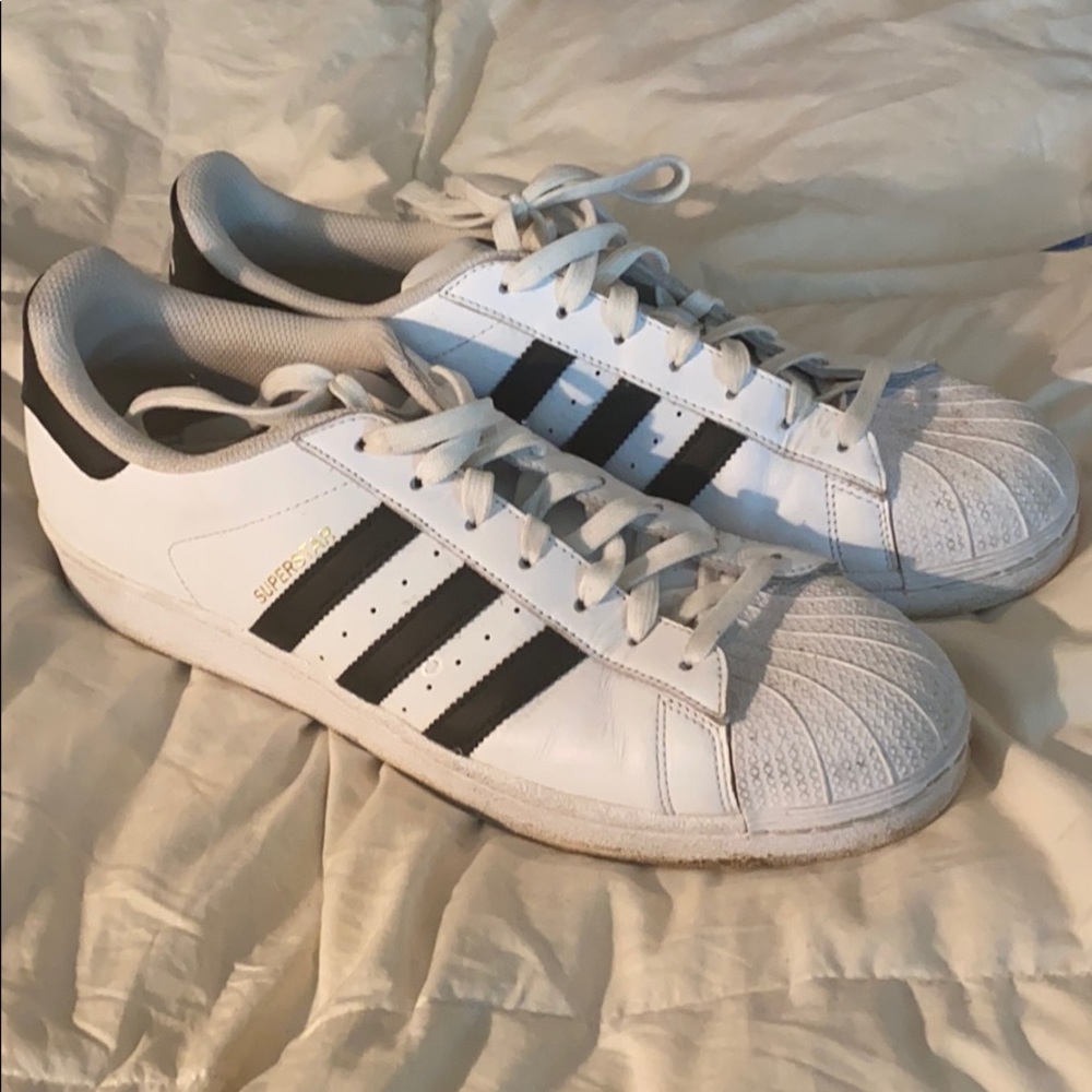 Adidas Superstar Mens Shoes White/Black